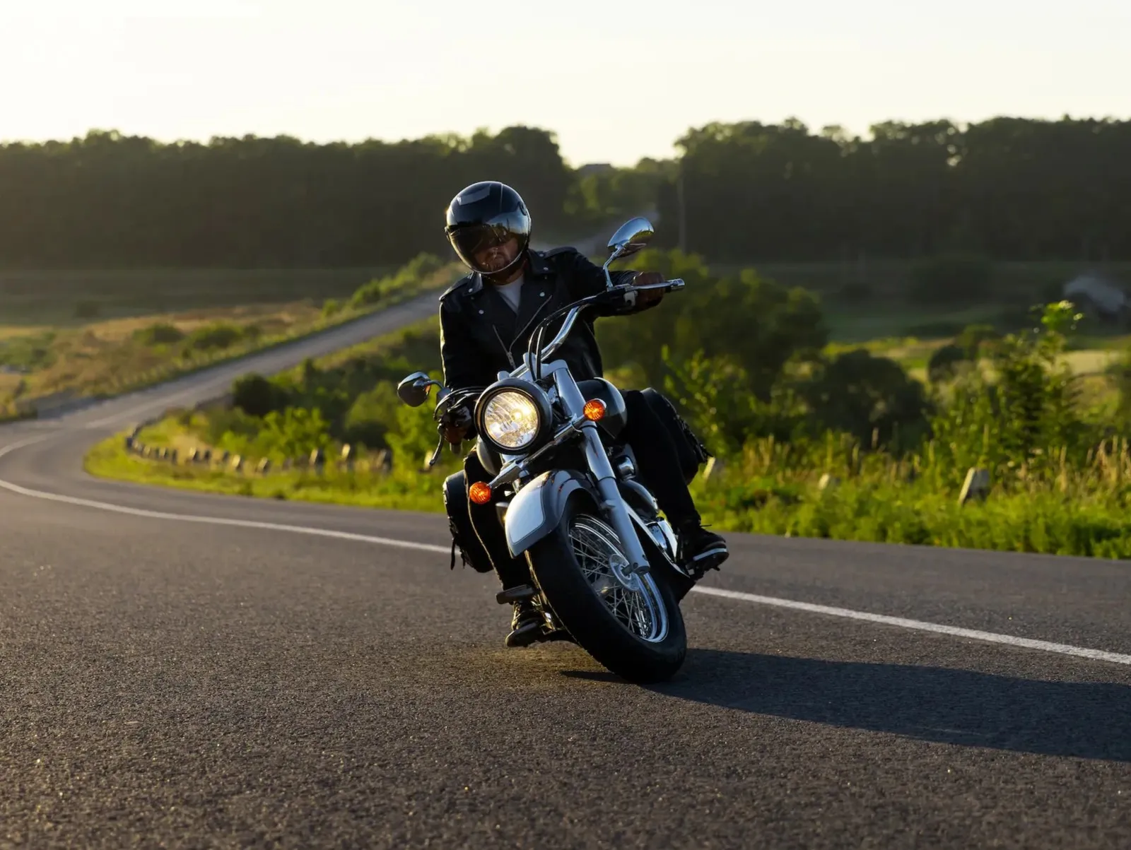 Persona en moto